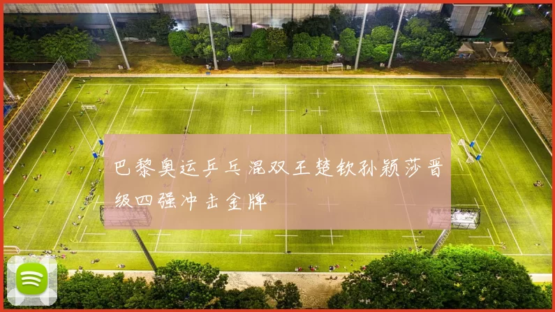 巴黎奥运乒乓混双王楚钦孙颖莎晋级四强冲击金牌