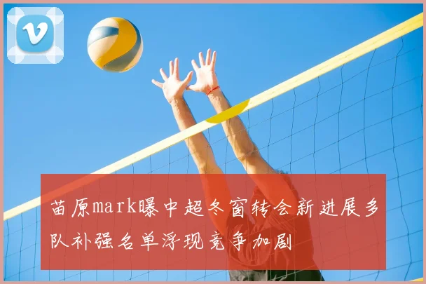 苗原mark曝中超冬窗转会新进展多队补强名单浮现竞争加剧
